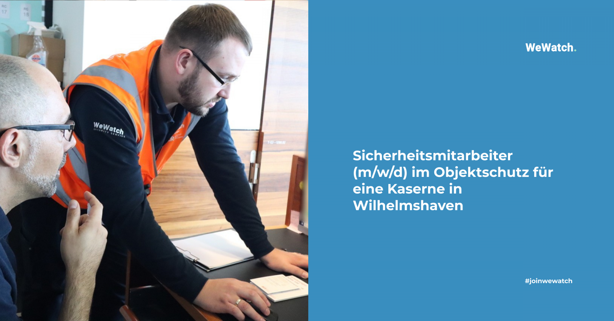 Sicherheitsmitarbeiter im Objektschutz für Gemeinschaftsunterkünfte in Wilhelmshaven